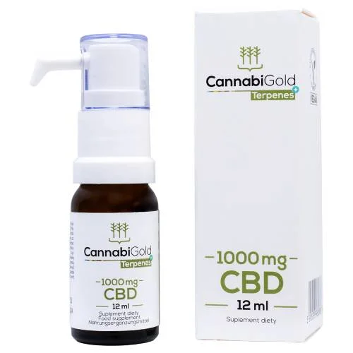 Miniaturka artykułu - CannabiGold Terpenes+ 1000mg olej, 12ml
