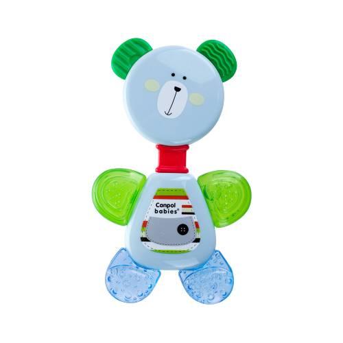 Miniaturka artykułu - CANPOL BABIES Grzechotka z gryzakiem wodnym MIŚ 56/139