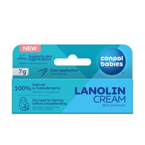 Miniaturka artykułu - CANPOL BABIES Maść lanolinowa do brodawek sutkowych, 7g