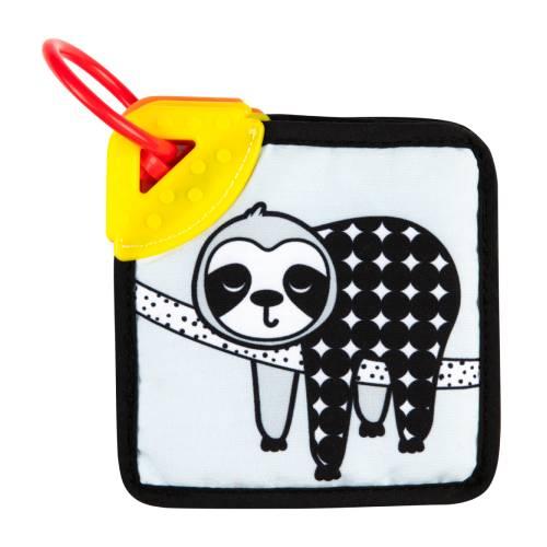 Miniaturka artykułu - CANPOL BABIES Miękkie kontrastowe karty sensoryczne z gryzakiem BabiesBoo 68/096