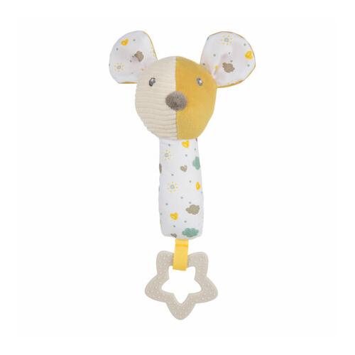Miniaturka artykułu - CANPOL BABIES Mouse miękka zabawka piszcząca z gryzakiem 77/205