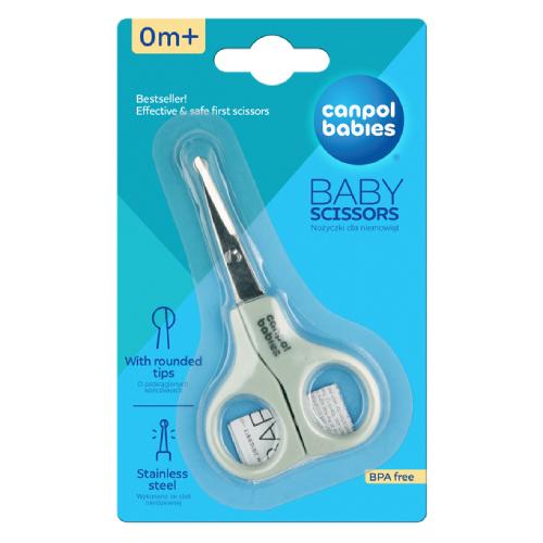 Miniaturka artykułu - CANPOL BABIES Nożyczki bez osłonki dla niemowląt i dzieci turkusowe 2/810
