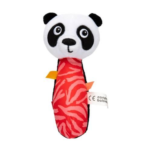 Miniaturka artykułu - CANPOL BABIES Zabawka sensoryczna z piszczkiem BabiesBoo Panda 68/095