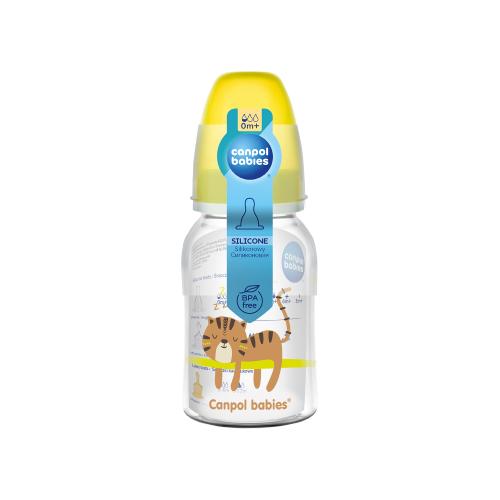 Miniaturka artykułu - CANPOL BABIES Butelka wąska PP AFRICA 0m+, 120ml