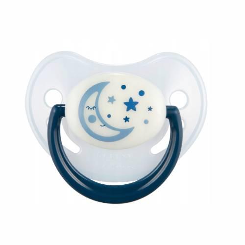 Miniaturka artykułu -  CANPOLBABIES Smoczek uspokajający 0-6m Night Dreams Niebieski 22/500