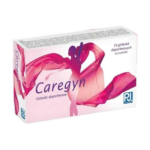 Miniaturka artykułu - Caregyn, 10 glob. dopochwowych - leczenie dolegliwości intymnych o podłożu grzybiczym