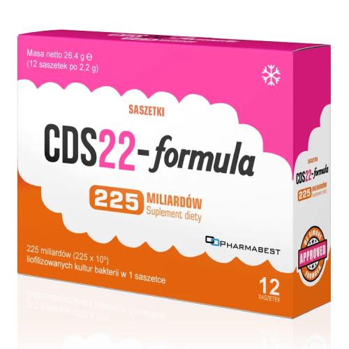Miniaturka artykułu - CDS22-formula 225 mld proszek do sporządzenia zawiesiny, 12 sasz.
