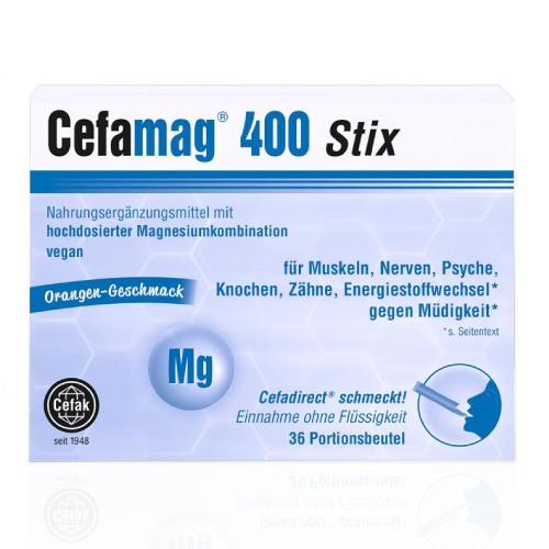 Miniaturka artykułu - Cefamag 400 Stix Magnez, 36 sasz.