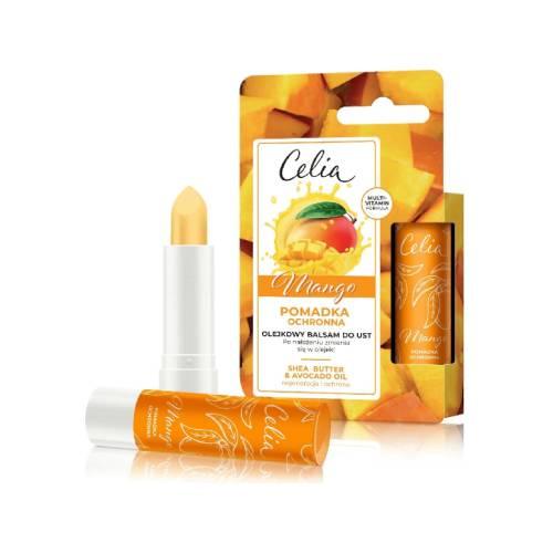 Miniaturka artykułu - CELIA Olejkowy balsam do ust Mango, 4g