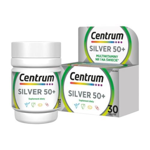 Miniaturka artykułu - Centrum SILVER 50+, 30tabl. USZKODZONE TEKTUROWE OPAKOWANIE