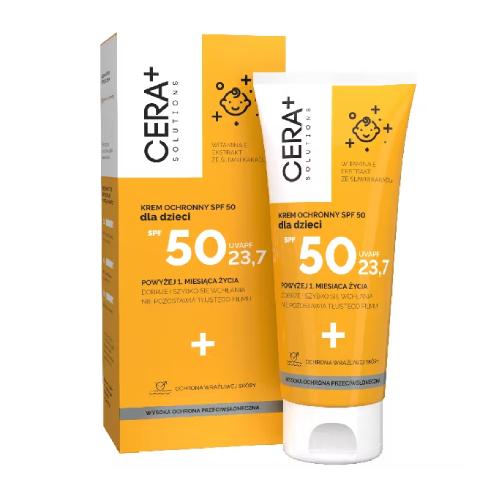 Miniaturka artykułu - Cera+ Solutions Krem ochronny dla dzieci SPF50, 50 ml