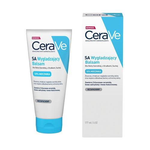 Miniaturka artykułu - CERAVE Wygładzający balsam, 177ml USZKODZONE TEKTUROWE OPAKOWANIE 