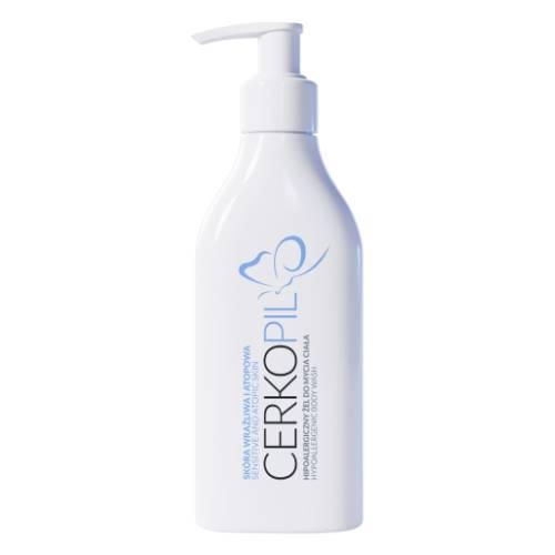 Miniaturka artykułu - CERKOPIL Żel hipoalegiczny do mycia ciała, 300 ml
