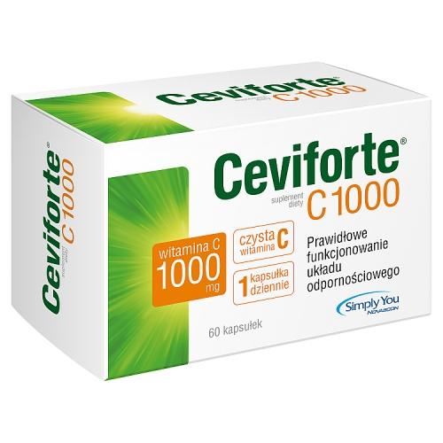 Miniaturka artykułu - CEVIFORTE C 1000, 60 kaps.