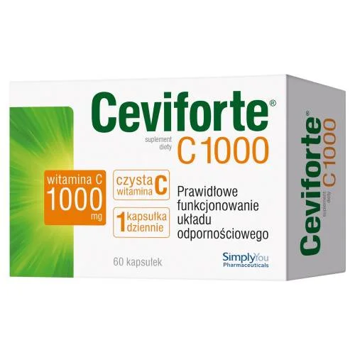 Miniaturka artykułu - CEVIFORTE C 1000, 60 kaps.