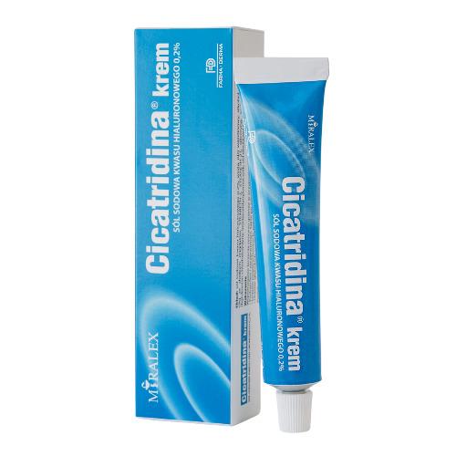 Miniaturka artykułu - CICATRIDINA 0,2 % krem do stosowania zewnętrznego, 30 g