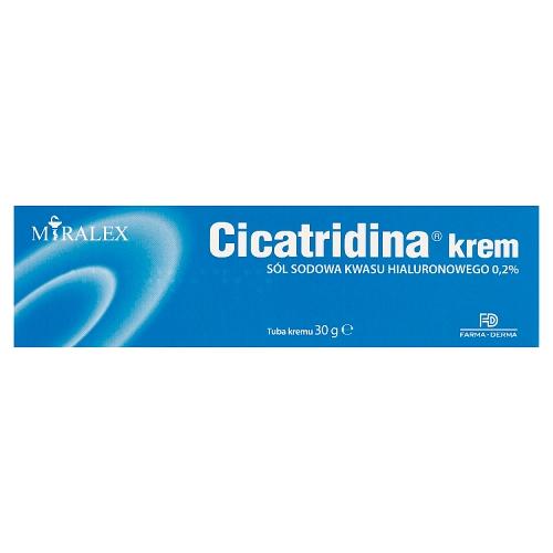 CICATRIDINA 0,2 % krem do stosowania zewnętrznego, 30 g