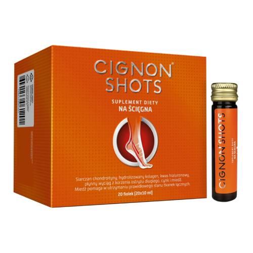 Miniaturka artykułu - Cignon Shots Na ścięgna - 20 fiolek x 10ml