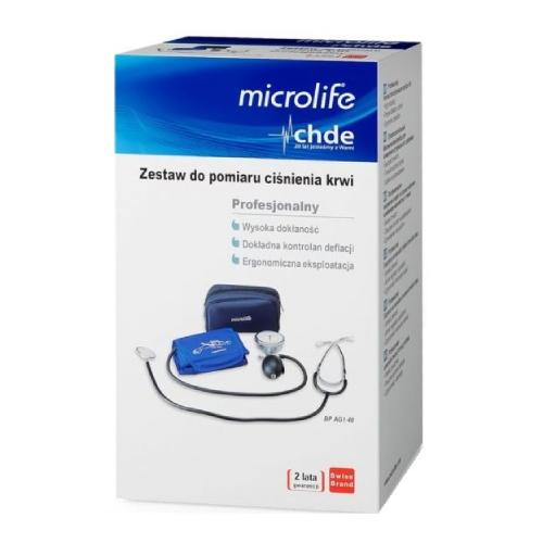 Miniaturka artykułu - Microlife Ciśnieniomierz manualny ze stetoskopem BP AG1-40