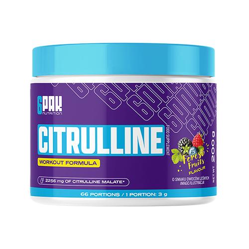 Miniaturka artykułu - 6Pak Nutrition Citrulline Cytrulina Owoce leśne, 200 g