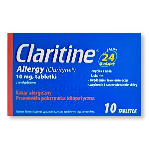 Miniaturka artykułu - Claritine Allergy 10 mg, 10 tabletek (INPHARM)