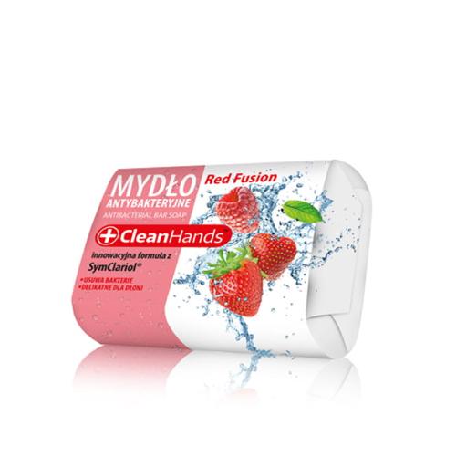 Miniaturka artykułu - CleanHands Antybakteryjne mydło w kostce Red Fusion, 90g