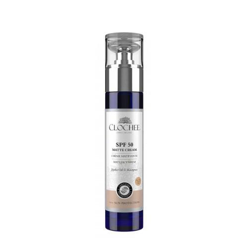 Miniaturka artykułu - CLOCHEE Matujący krem SPF 50, 50ml