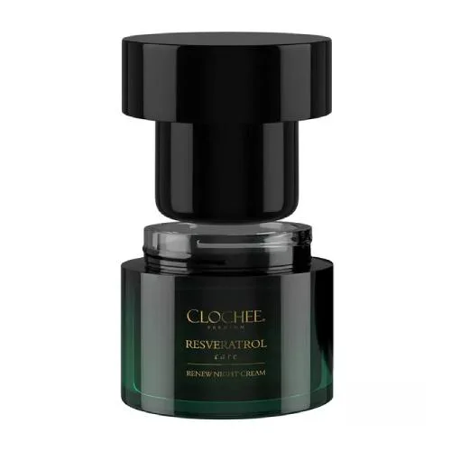 Miniaturka artykułu - CLOCHEE Resveratrol care Odbudowujący krem na noc REFILL, wkład do uzupełnienia słoiczka, 50 ml KR&Oacute;TKA DATA 31.10.2026