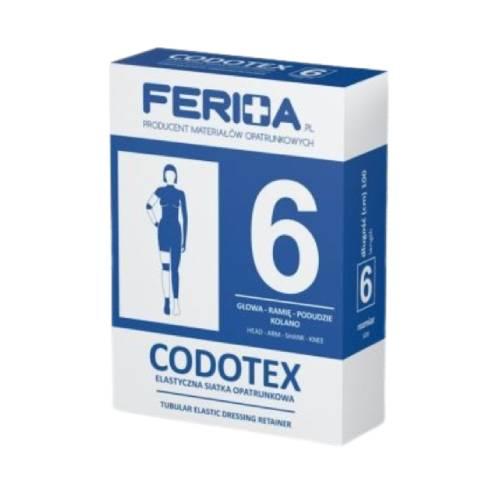 Miniaturka artykułu - Codotex Siatka opatrunkowa elastyczna nr 6, 1 szt.