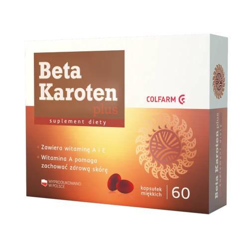Miniaturka artykułu - Colfarm Beta Karoten Plus, 60 kaps.