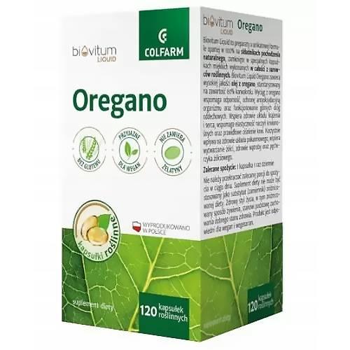 Miniaturka artykułu - COLFARM Biovitum Oregano, 120 kapsułek 