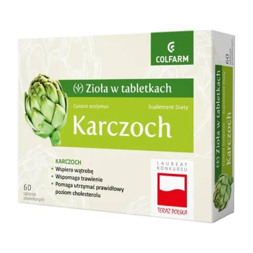 Miniaturka artykułu - COLFARM KARCZOCH - 60 tabletek 