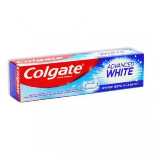 Miniaturka artykułu - COLGATE Advanced White Pasta do zęb&oacute;w, 100ml USZKODZONE TEKTUROWE OPAKOWANIE