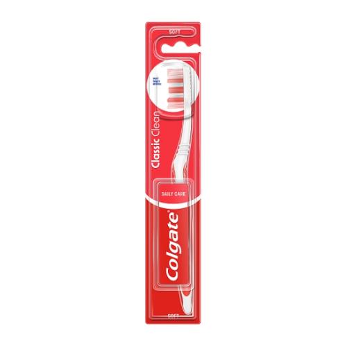 Colgate Classic Clean Szczoteczka do zęb&oacute;w miękka, 1 szt.