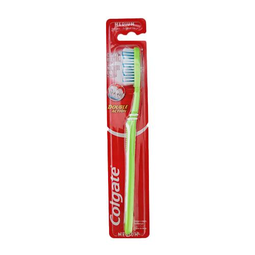 Miniaturka artykułu - COLGATE Double Action Medium Szczoteczka do zęb&oacute;w - średnia, 1szt.