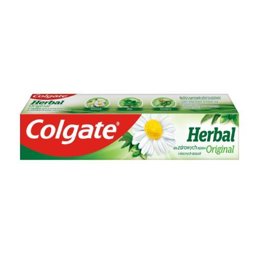 Miniaturka artykułu - COLGATE Herbal Original pasta do zęb&oacute;w, 75ml USZKODZONE TEKTUROWE OPAKOWANIE