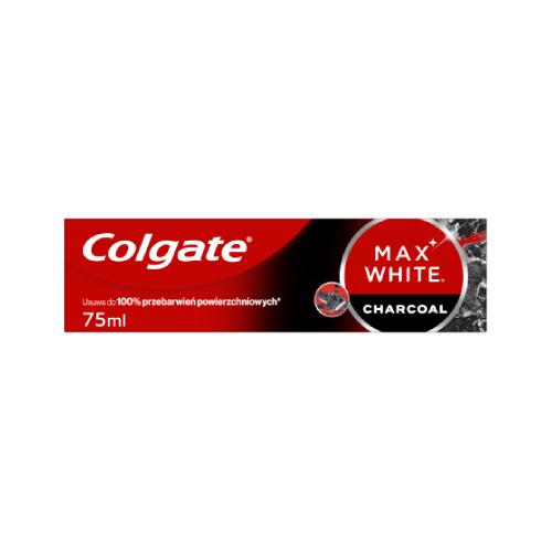Miniaturka artykułu - Colgate Max White Charcoal Wybielająca pasta do zęb&oacute;w z aktywnym węglem, 75 ml