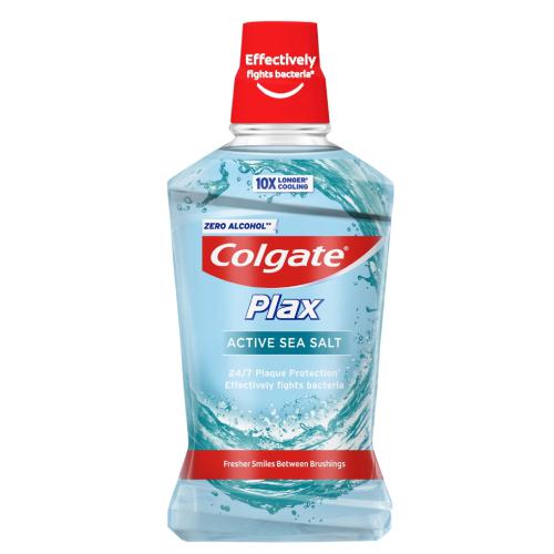Miniaturka artykułu - COLGATE Plax Active Sea Salt Płyn do płukania jamy ustnej, 500ml