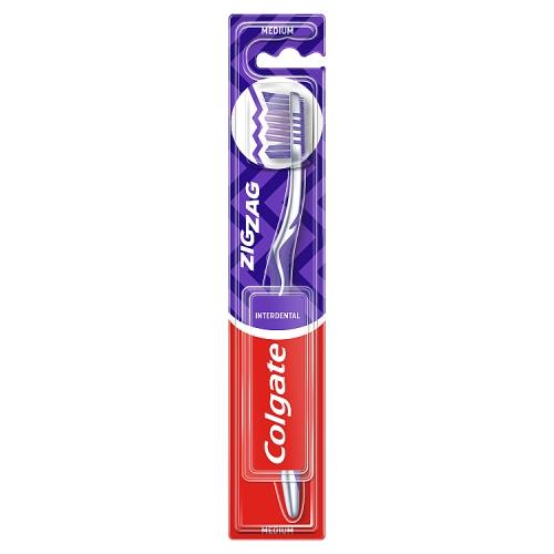 Colgate ZigZag Szczoteczka do zęb&oacute;w średnia, 1 szt.
