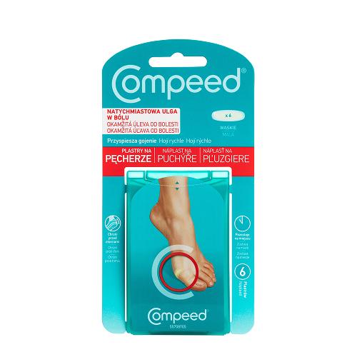 Miniaturka artykułu - Compeed Plastry na pęcherze wąskie, 6 szt.