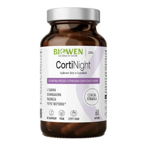 Miniaturka artykułu - Biowen CortiNight, 60 kaps.