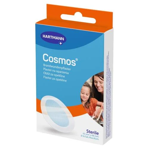 Miniaturka artykułu - Cosmos Plaster na oparzenia 68mm x 43mm, 8szt.