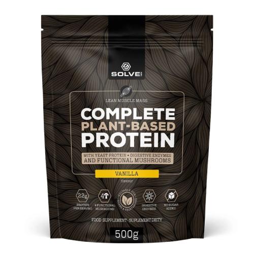 Miniaturka artykułu - Solve Labs Complete Plant-Based Protein Wegańskie białko o smaku waniliowym, 500 g