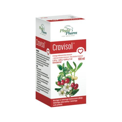 Miniaturka artykułu - CRAVISOL Płyn doustny - 100 ml USZKODZONE OPAKOWANIE TEKTUROWE