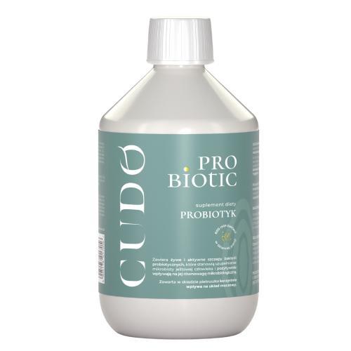 Miniaturka artykułu - CUDO ProBiotic Probiotyk w płynie, 500ml KR&Oacute;TKA DATA 16.07.2026