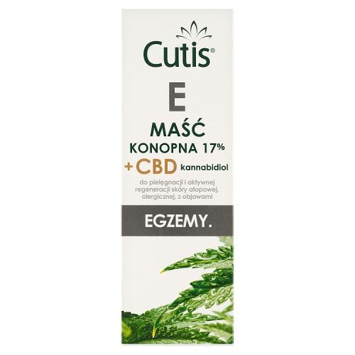 Miniaturka artykułu - CUTIS E EGZEMA Maść konopna 17% + CBD - 120ml