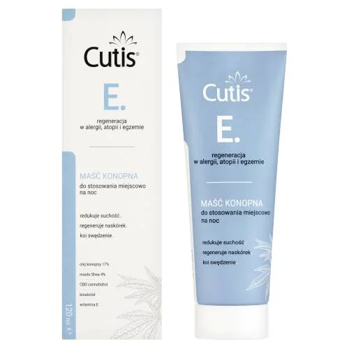 Miniaturka artykułu - CUTIS E EGZEMA Maść konopna 17% + CBD - 120ml