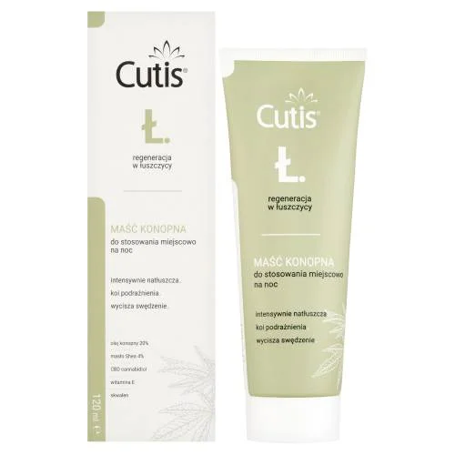 Miniaturka artykułu - CUTIS Ł ŁUSZCZYCA maść konopna 20% + CBD - 120ml