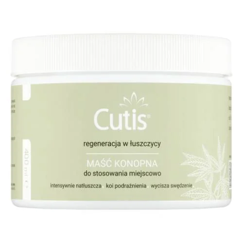 Miniaturka artykułu - CUTIS Ł ŁUSZCZYCA Maść konopna 20%+CBD, 400ml