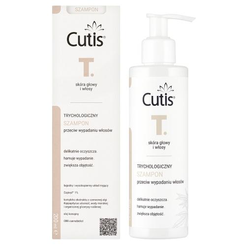 Miniaturka artykułu - Cutis T Trychologiczny szampon przeciw wypadaniu włos&oacute;w, 200 ml